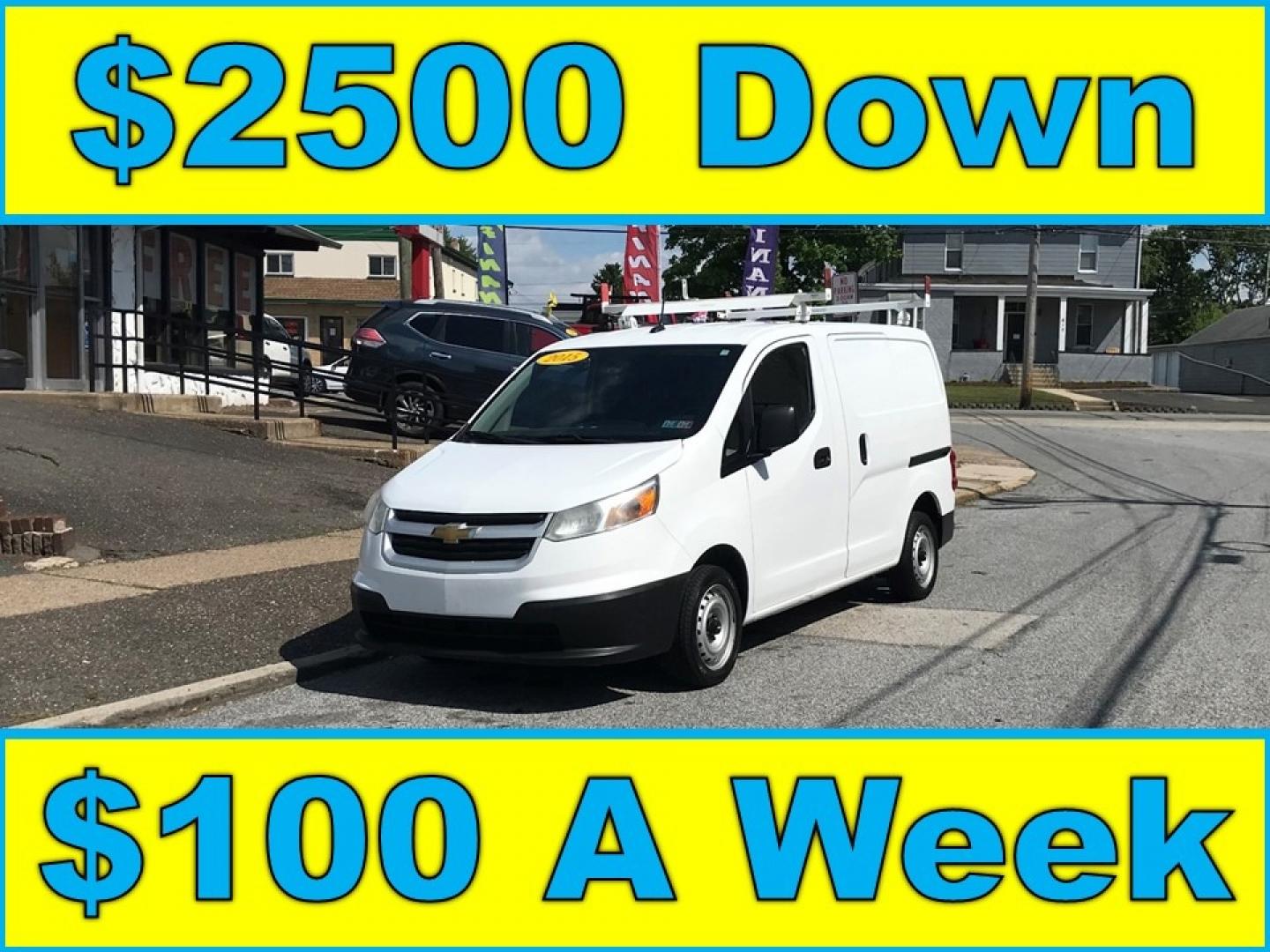 2015 White /Gray Chevrolet City Express LT (3N63M0ZN8FK) with an 2.0 V4 engine, Automatic transmission, located at 577 Chester Pike, Prospect Park, PA, 19076, (610) 237-1015, 39.886154, -75.302338 - Photo#0